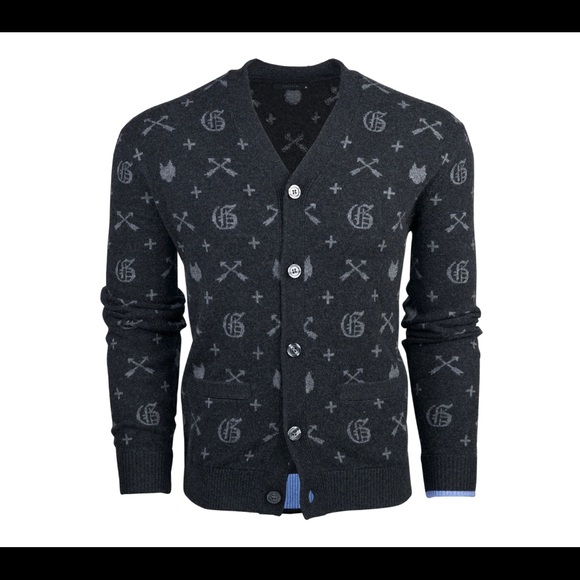 GREYSON men’s GOAT Cardigan Sweater sz M NWT - Picture 6 of 6